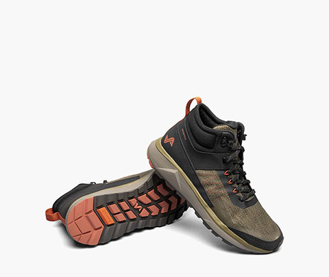 Cascade Peak Mid Men's Waterproof Sneaker Boot in Black/Olive for $140.00