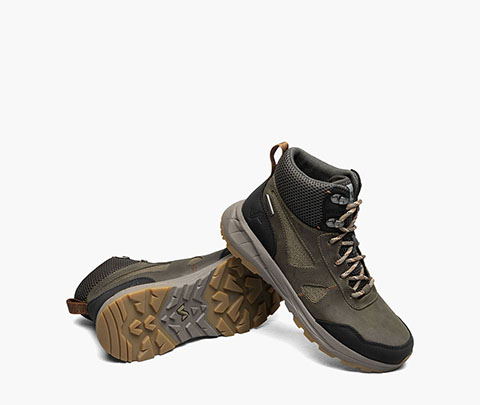 Wild Sky High Women's Waterproof Hiking Sneaker Boot in Black/Olive for $145.00