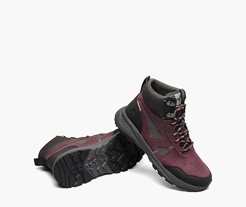 Wild Sky High Women's Waterproof Hiking Sneaker Boot in Plum Multi for $145.00