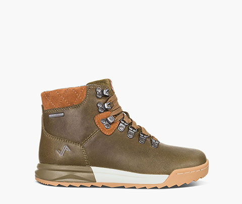 Patch Mid Women's Waterproof Hiking Sneaker Boot in Olive for $71.93